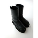 CAMINANDO × VERMEIL par iena カミナンド イエナ別注 ウシロ ZIPブーツ WTREKSOLE BACKZIPBOOTS バックジップ ショート 靴 黒 ブラック 5【中古】