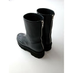 CAMINANDO × VERMEIL par iena カミナンド イエナ別注 ウシロ ZIPブーツ WTREKSOLE BACKZIPBOOTS バックジップ ショート 靴 黒 ブラック 5【中古】