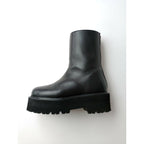 CAMINANDO × VERMEIL par iena カミナンド イエナ別注 ウシロ ZIPブーツ WTREKSOLE BACKZIPBOOTS バックジップ ショート 靴 黒 ブラック 5【中古】