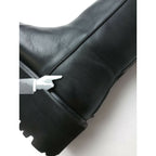 CAMINANDO × VERMEIL par iena カミナンド イエナ別注 ウシロ ZIPブーツ WTREKSOLE BACKZIPBOOTS バックジップ ショート 靴 黒 ブラック 5【中古】