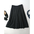 MARGARET HOWELL マーガレットハウエル FINE WOOL FLANNEL SKIRT ウール フランネル ロング スカート 1 グレー【中古】