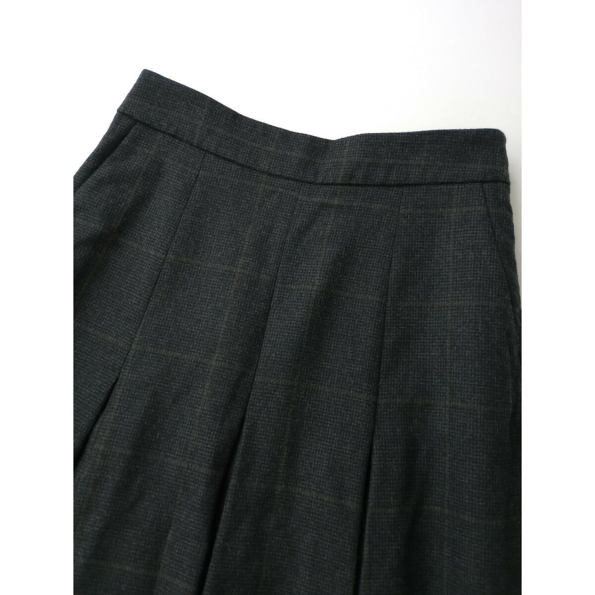 MARGARET HOWELL マーガレットハウエル FINE WOOL FLANNEL SKIRT ウール フランネル ロング スカート 1 グレー【中古】