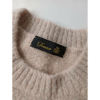 Drawer ドゥロワー FALL2 7G ウール モヘヤ カシミヤ パフスリーブ ロング スリーブ 長袖 ベージュ ニット トップス 【中古】