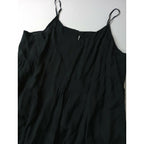 25SS suzuki takayuki スズキタカユキ camisole dress キュプラ キャミソール ドレス ロング ワンピース 黒 ブラック【中古】