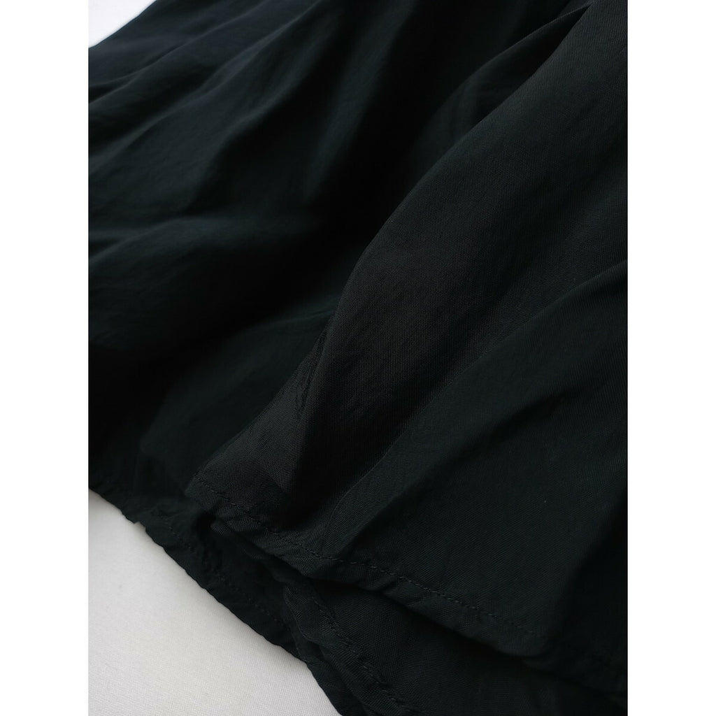 25SS suzuki takayuki スズキタカユキ camisole dress キュプラ キャミソール ドレス ロング ワンピース 黒 ブラック【中古】