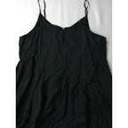 25SS suzuki takayuki スズキタカユキ camisole dress キュプラ キャミソール ドレス ロング ワンピース 黒 ブラック【中古】