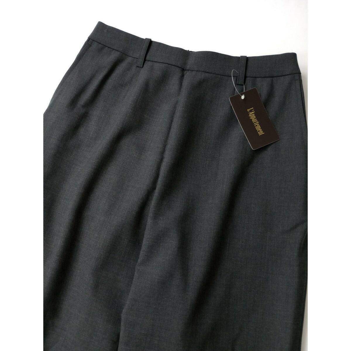 新品 24SS Lisiere L'Appartement リジェール アパルトモン Relax Pants パンツ グレー 038