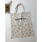 オールドマンズテーラー R&D.M.Co- COTTON LINEN COAT OF ARMS TOTE BAGコットンリネン コートオブアームズ トート バッグ キナリ 生成り【中古】