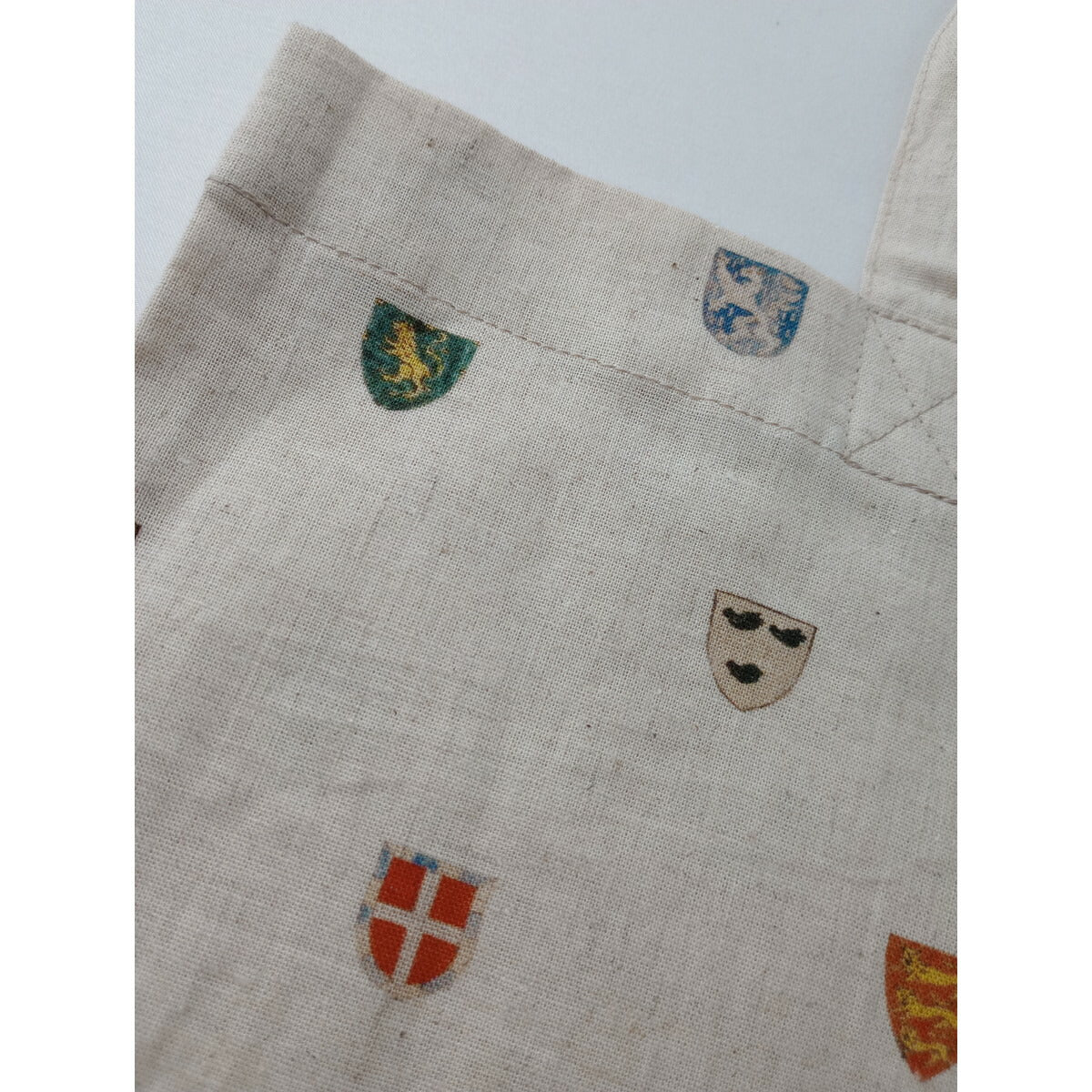 オールドマンズテーラー R&D.M.Co- COTTON LINEN COAT OF ARMS TOTE BAGコットンリネン コートオブアームズ トート バッグ キナリ 生成り【中古】