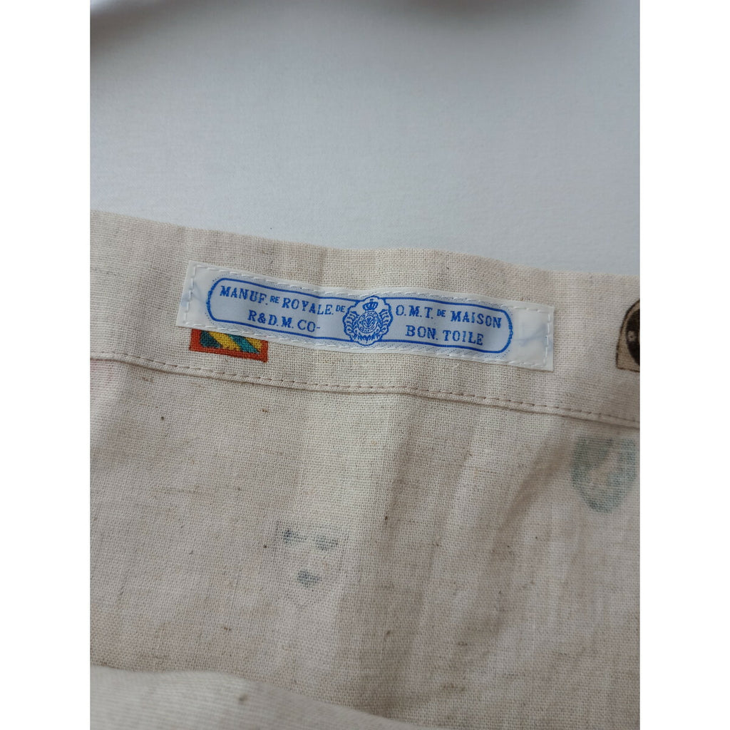 オールドマンズテーラー R&D.M.Co- COTTON LINEN COAT OF ARMS TOTE BAGコットンリネン コートオブアームズ トート バッグ キナリ 生成り【中古】
