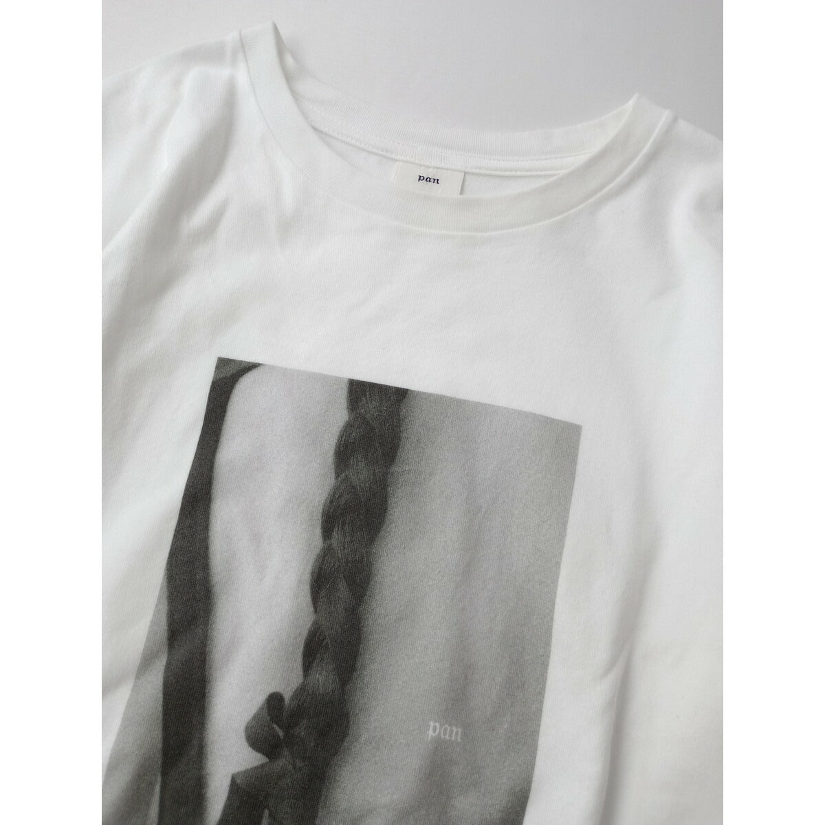 25SS pan×plageパン プラージュ別注 photo tee Nico Perezフォトプリントコットン綿 100％ 半袖Tシャツカットソートップス F 白 ホワイト【中古】