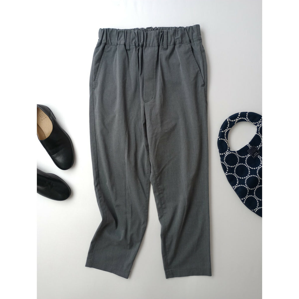 23AW JOURNAL STANDARD LUXE ジャーナルスタンダード ラックス TR ツイル ストレッチ サルエル パンツ グレー S【中古】