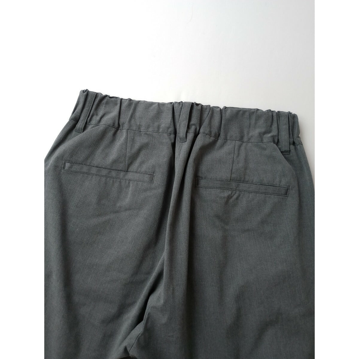 23AW JOURNAL STANDARD LUXE ジャーナルスタンダード ラックス TR ツイル ストレッチ サルエル パンツ グレー S【中古】