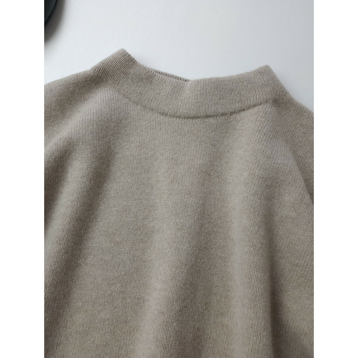 NATIVE VILLAGE ネイティブ ヴィレッジ Open back vest オープン バック ニット ベスト ウール 毛 100％ ベージュ (21M＋1736)【中古】
