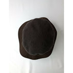 KIJIMATAKAYUKI キジマタカユキ ウール 毛 混 ハット ダークブラウン 帽子【中古】