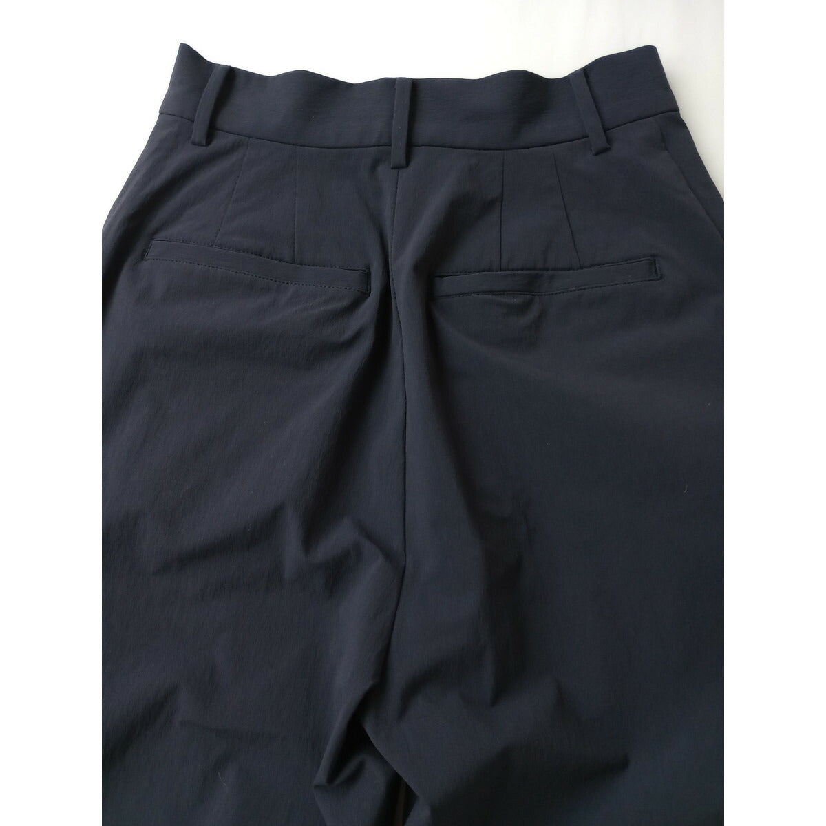 THE SHINZONE シンゾーン リブ ジョガー パンツ ネイビー 34【中古】