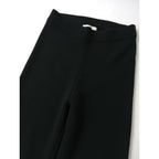 STUDIO NICHOLSON スタジオニコルソン 9GG MERINO RIB LEGGING リブ ニット レギンス パンツ 黒 ブラック 0 (22M＋9609)【中古】