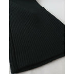 STUDIO NICHOLSON スタジオニコルソン 9GG MERINO RIB LEGGING リブ ニット レギンス パンツ 黒 ブラック 0 (22M＋9609)【中古】