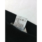 STUDIO NICHOLSON スタジオニコルソン 9GG MERINO RIB LEGGING リブ ニット レギンス パンツ 黒 ブラック 0 (22M＋9609)【中古】