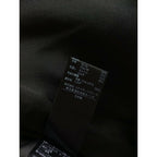 Drawer ドゥロワー フォックス ファー ポケット ループ ツイード ノーカラー ジャケット コート 36 黒 ブラック (25M＋0812)【中古】