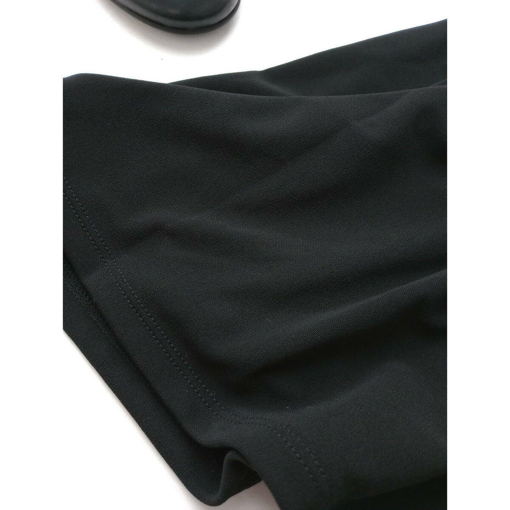 mizuiro ind ミズイロインド 長袖 ロング ワンピース 黒 ブラック【中古】