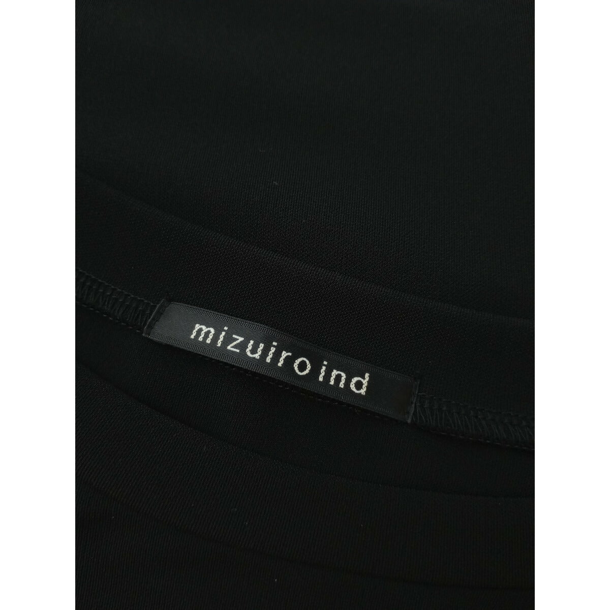 mizuiro ind ミズイロインド 長袖 ロング ワンピース 黒 ブラック【中古】