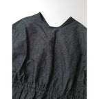 R&D.M.Co- オールドマンズテーラーCHAMBRAYCOTTON HEMPPOCKET DRESS シャンブレーコットンヘンプポケットドレス ロングワンピースグレーＭ【中古】