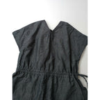 R&D.M.Co- オールドマンズテーラーCHAMBRAYCOTTON HEMPPOCKET DRESS シャンブレーコットンヘンプポケットドレス ロングワンピースグレーＭ【中古】