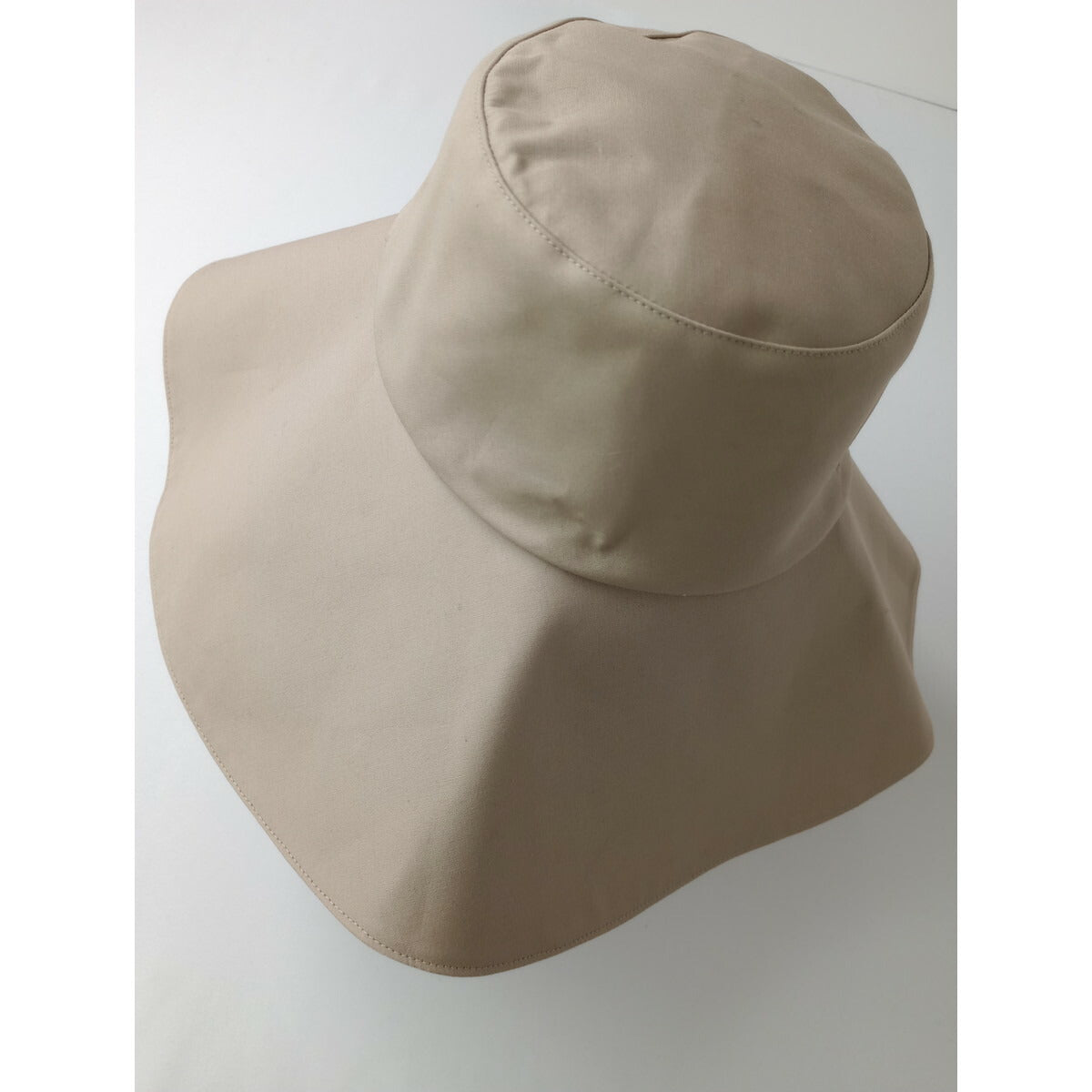 sugri スグリ ハット 帽子 ベージュ コットン 綿 100％ size 58cm【中古】