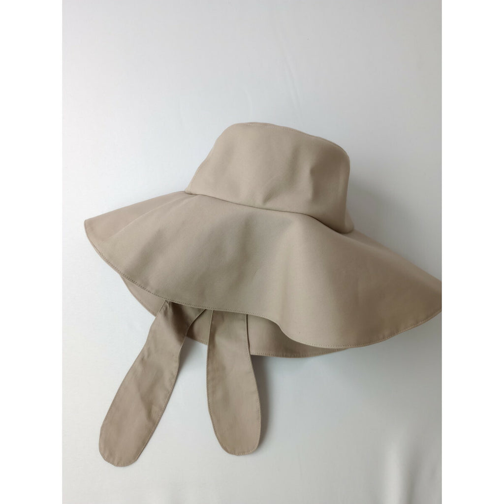 sugri スグリ ハット 帽子 ベージュ コットン 綿 100％ size 58cm【中古】