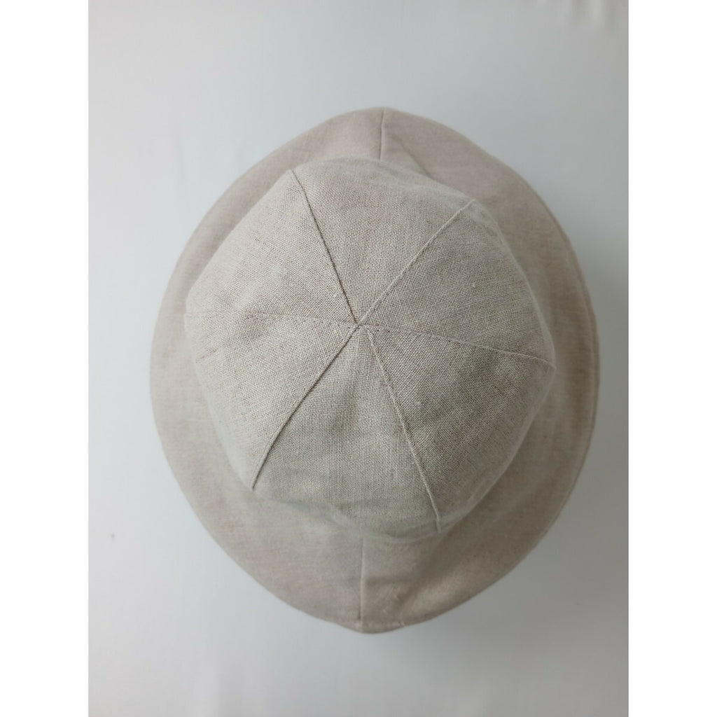 maison de soil メゾンドソイル リネン 麻 100％ ハット 帽子 キナリ 生成り【中古】