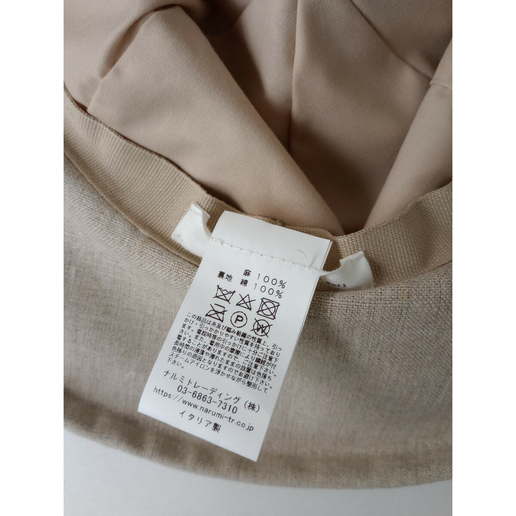 maison de soil メゾンドソイル リネン 麻 100％ ハット 帽子 キナリ 生成り【中古】