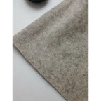 25AW MITTAN ミッタン 圧縮 ウール 100％ ニット フード ロング コート グレージュ 2 （19M＋0223)【中古】