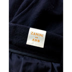 ZANINI with A&S ARTS&SCIENCE アーツアンドサイエンス Pleated Skirt ロング スカート ウール 毛 100％ ネイビー 1  (23M＋0375)【中古】