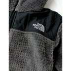 THE NORTH FACE ザノースフェイス フリース ジップアップ ブルゾン ジャケット グレー 黒 ブラック M (16M＋2597)【中古】