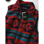 新品 WILD THINGS ワイルドシングス FLUFFY BOA VEST ボア ベスト フリース 赤 L【中古】