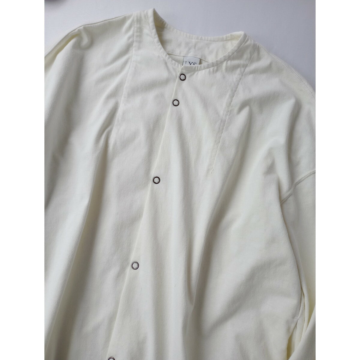 NO CONTROL AIR ノーコントロールエアー クルーネック カーディガン 羽織 白 XS【中古】