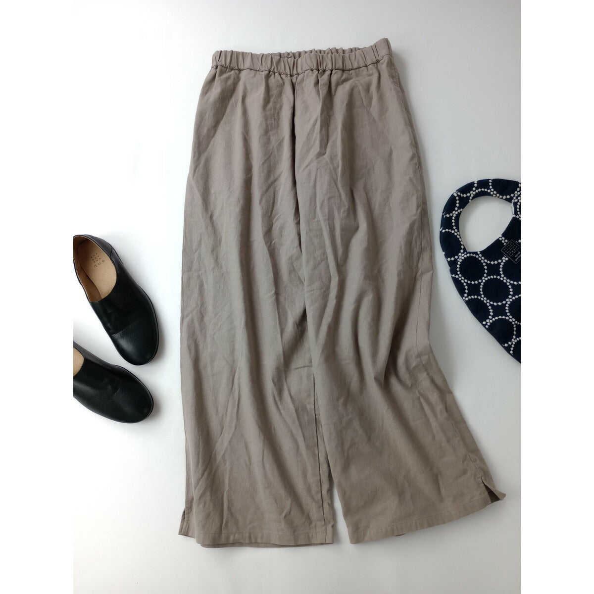 suzuki takayuki スズキタカユキ calecons wide straight ワイド パンツ ベージュ 02【中古】