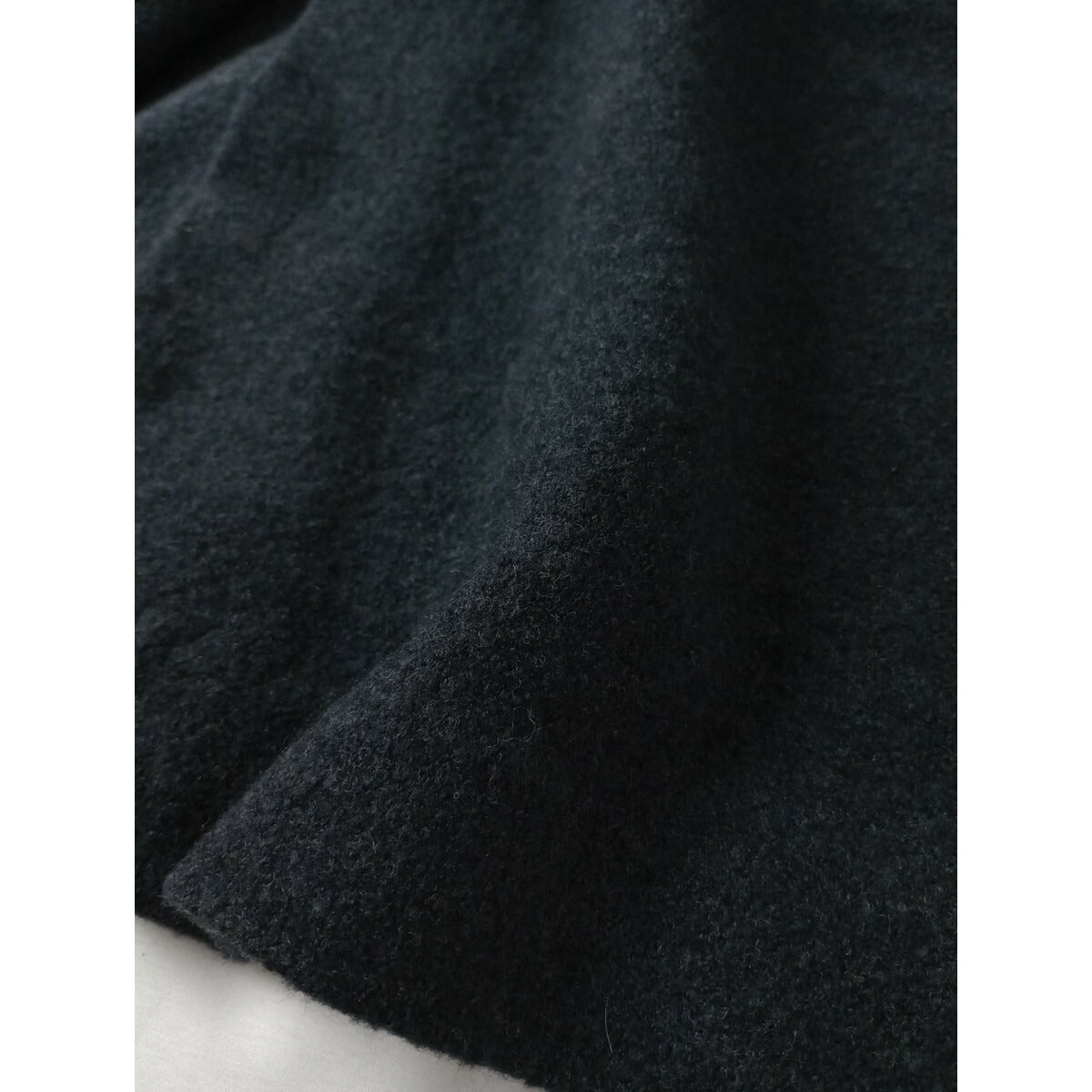 evam eva エヴァムエヴァ press wool hooded coat プレス ウール フーデッドロングコートフード圧縮 1 グレーがかったネイビー (20M＋1731)【中古】