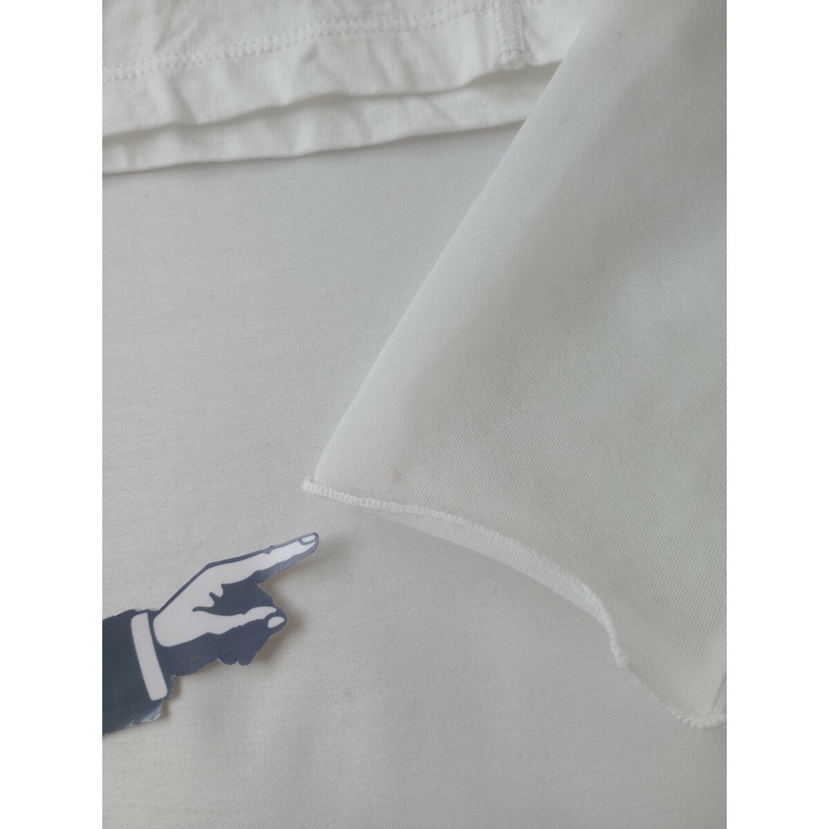 24AW R'IAM PLAGE リアム プラージュ Sheer cuff プルオーバー シアー カットソー トップス 長袖 白【中古】