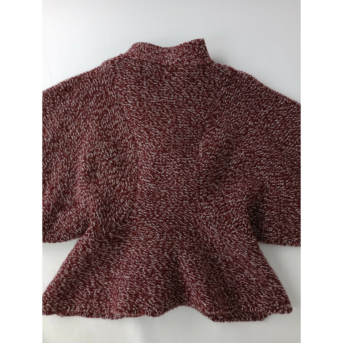 KOTONA コトナ ウール カシミヤ ニット カーディガン ジャケット ワインレッド (21M＋1735)【中古】