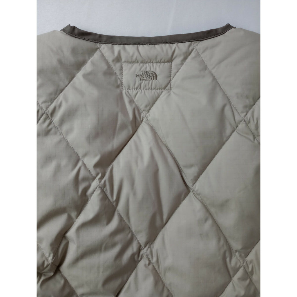 THE NORTH FACE PURPLE LABELザノースフェイス パープル レーベル プラスフィールド ダウン カーディガン ベージュ WM (15M＋0517)【中古】