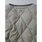 THE NORTH FACE PURPLE LABELザノースフェイス パープル レーベル プラスフィールド ダウン カーディガン ベージュ WM (15M＋0517)【中古】