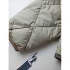 THE NORTH FACE PURPLE LABELザノースフェイス パープル レーベル プラスフィールド ダウン カーディガン ベージュ WM (15M＋0517)【中古】