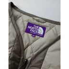 THE NORTH FACE PURPLE LABELザノースフェイス パープル レーベル プラスフィールド ダウン カーディガン ベージュ WM (15M＋0517)【中古】