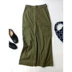 CIOTA シオタ Jungle Fatigue Skirt ジャングル ファティーグ スカート ロング カーキ 2【中古】