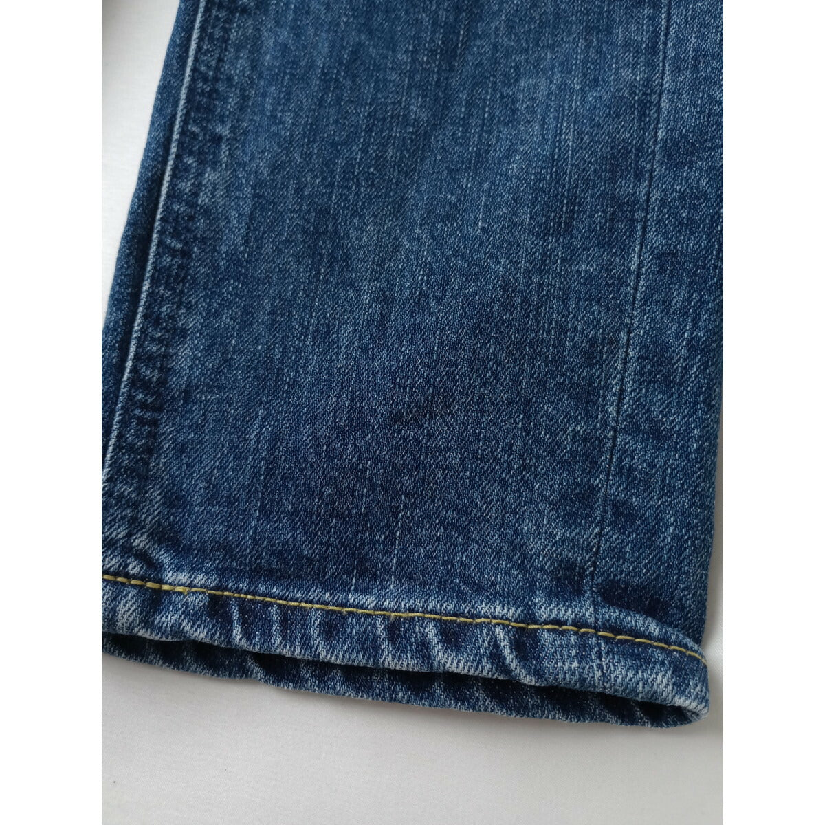 YANUK ヤヌーク ボーイズ テーパード ANN / FUB デニム パンツ 21 ブルー【中古】