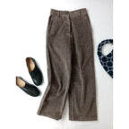 24AW YONFA ヨンファ コーデュロイ パンツ ベージュ XS (25M＋0818)【中古】