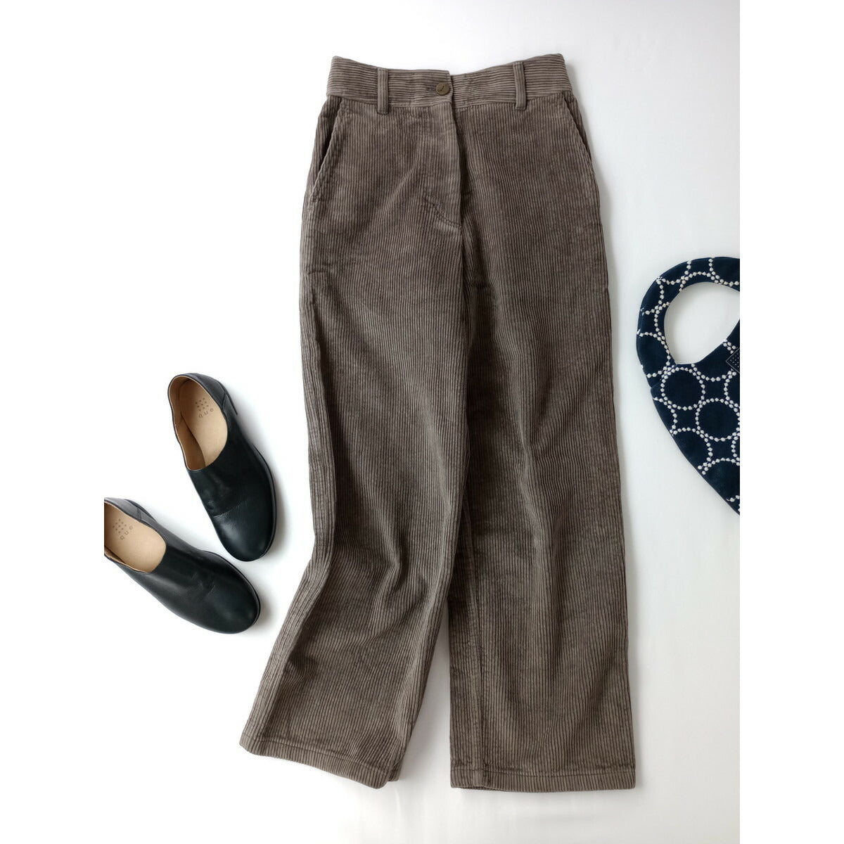 24AW YONFA ヨンファ コーデュロイ パンツ ベージュ XS (25M＋0818)【中古】
