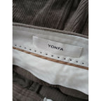 24AW YONFA ヨンファ コーデュロイ パンツ ベージュ XS (25M＋0818)【中古】